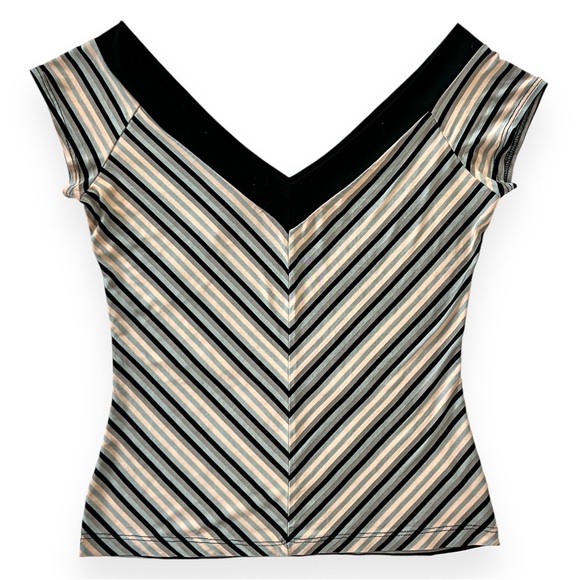 Vintage 90’s Wide Neck Top - Picture 1 of 8